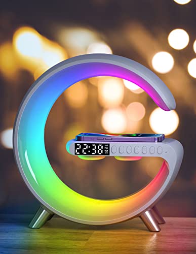 3-in-1-RGB-Lampe mit Lautsprecher und kabellosem Laden