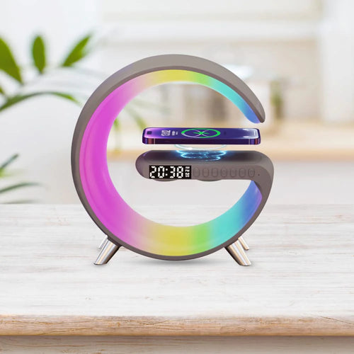 3-in-1-RGB-Lampe mit Lautsprecher und kabellosem Laden